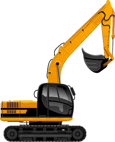 png transparent yellow and black excavator illustration excavator architectural engineering heavy equipment excavator building vehicle crane removebg preview